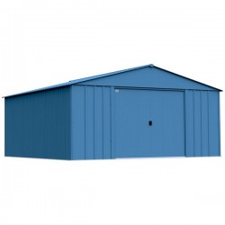 Arrow 14x17 Classic Metal Shed - Blue Grey (CLG1417BG)