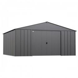 Arrow 14x17 Classic Metal Shed - Charcoal (CLG1417CC)