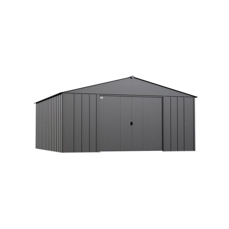 Arrow 14x17 Classic Metal Shed - Charcoal (CLG1417CC)