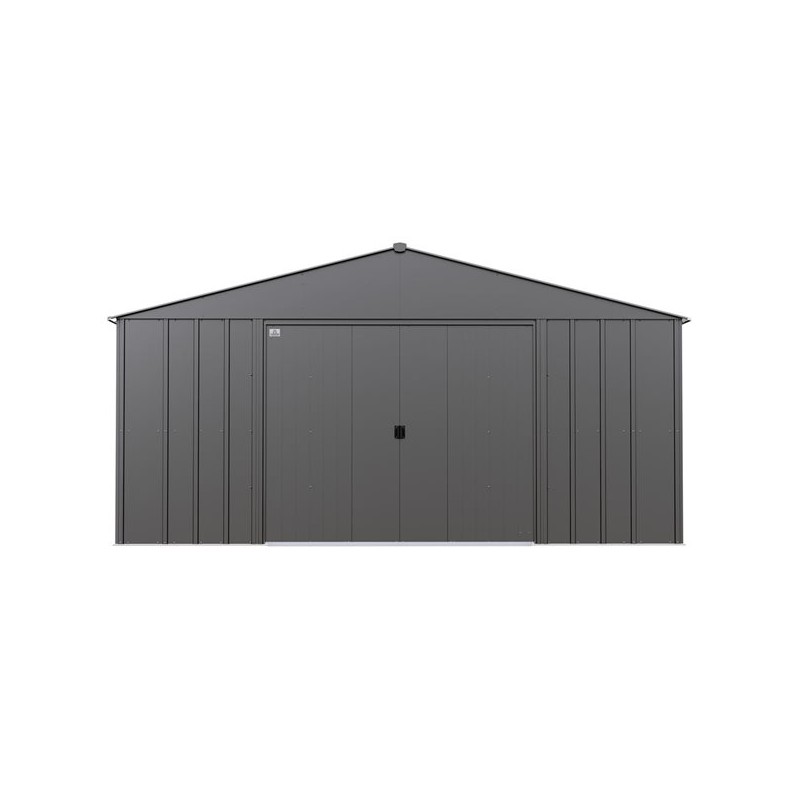 Arrow 14x17 Classic Metal Shed - Charcoal (CLG1417CC)