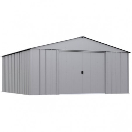 Arrow 14x17 Classic Metal Shed - Flute Grey (CLG1417FG)