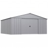 Arrow 14x17 Classic Metal Shed - Flute Grey (CLG1417FG) Arrow 14x17 Classic Metal Shed - Flute Grey (CLG1417FG)