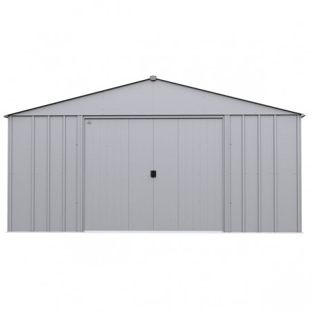 Arrow 14x17 Classic Metal Shed - Flute Grey (CLG1417FG)