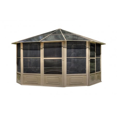 Gazebo Penguin Florence - Solarium 12x12 Polycarbonate Roof - Sand (41212-12) Gazebo Penguin Florence - Solarium 12x12 Polycarbonate Roof - Sand (41212-12)