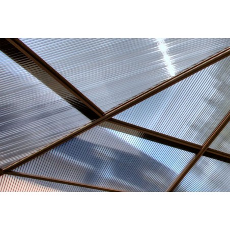 Gazebo Penguin Florence - Solarium 12x12 Polycarbonate Roof  - Gray (41212-32)