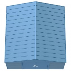 Arrow 12x12 Select Steel Storage Shed - Blue Grey (SCG1212BG)