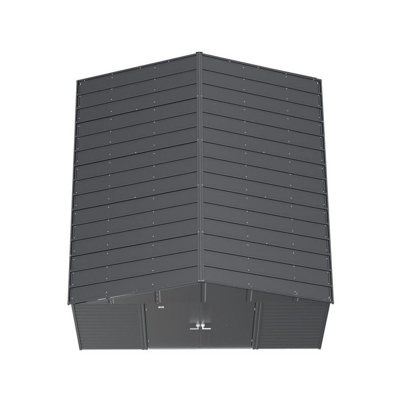 Arrow 12x12 Select Steel Storage Shed - Charcoal (SCG1212CC)
