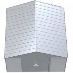 Arrow 12x12 Select Steel Storage Shed - Flute Grey (SCG1212FG)