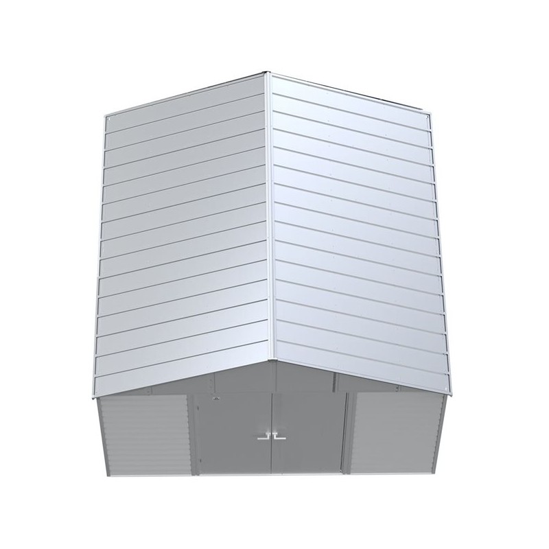 Arrow 12x12 Select Steel Storage Shed - Flute Grey (SCG1212FG)