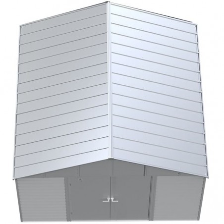 Arrow 12x12 Select Steel Storage Shed - Flute Grey (SCG1212FG)