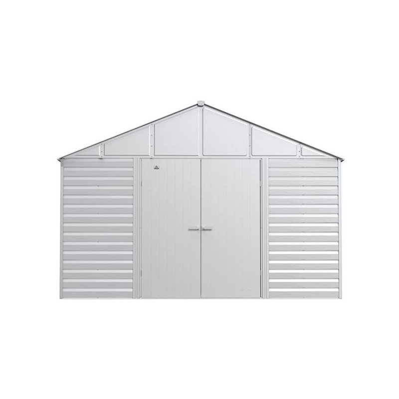 Arrow 12x12 Select Steel Storage Shed - Flute Grey (SCG1212FG)