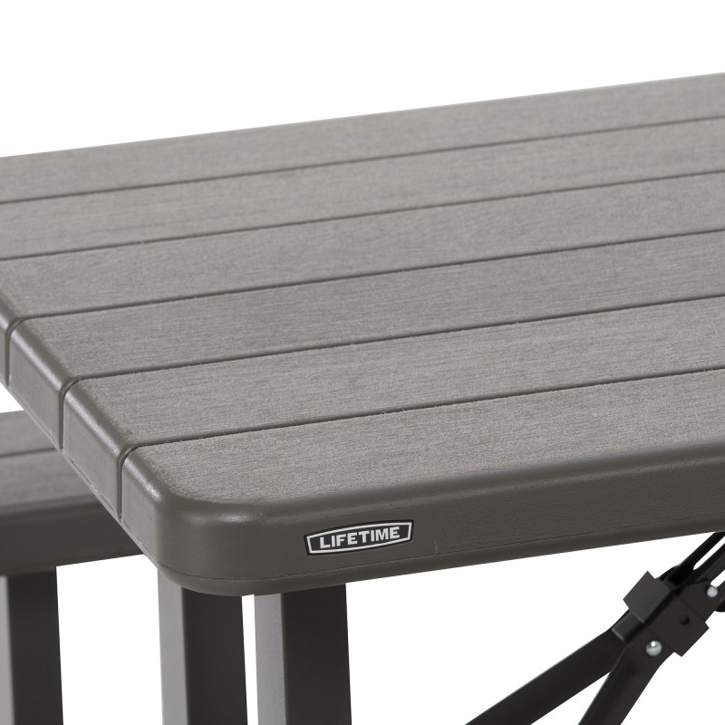 Lifetime 6-PACK Craftsman Folding 6-Foot Picnic Tables (60398)