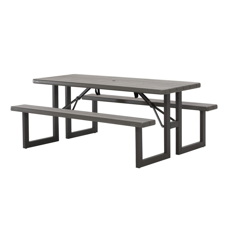 Lifetime 6-PACK Craftsman Folding 6-Foot Picnic Tables (60398)