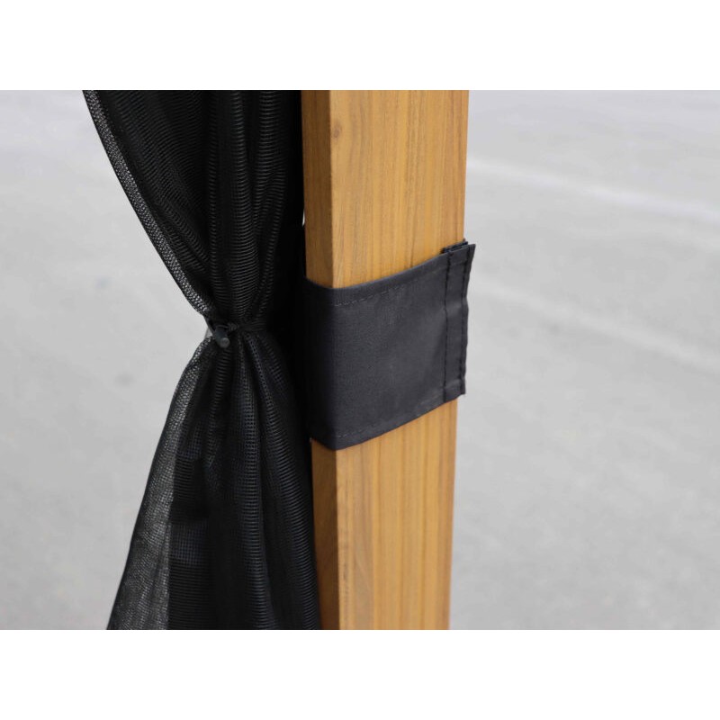 Gazebo Penguin Yosemite 10x12 Gazebo Aluminum Frame Wood Finish (41012MR-62)