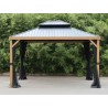 Gazebo Penguin Yosemite 10x12 Gazebo Aluminum Frame Wood Finish (41012MR-62) Gazebo Penguin Yosemite 10x12 Gazebo Aluminum Frame Wood Finish (41012MR-62)