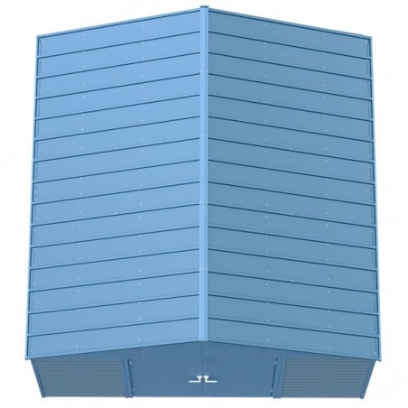 Arrow 12x14 Select Steel Storage Shed - Blue Grey (SCG1214BG)