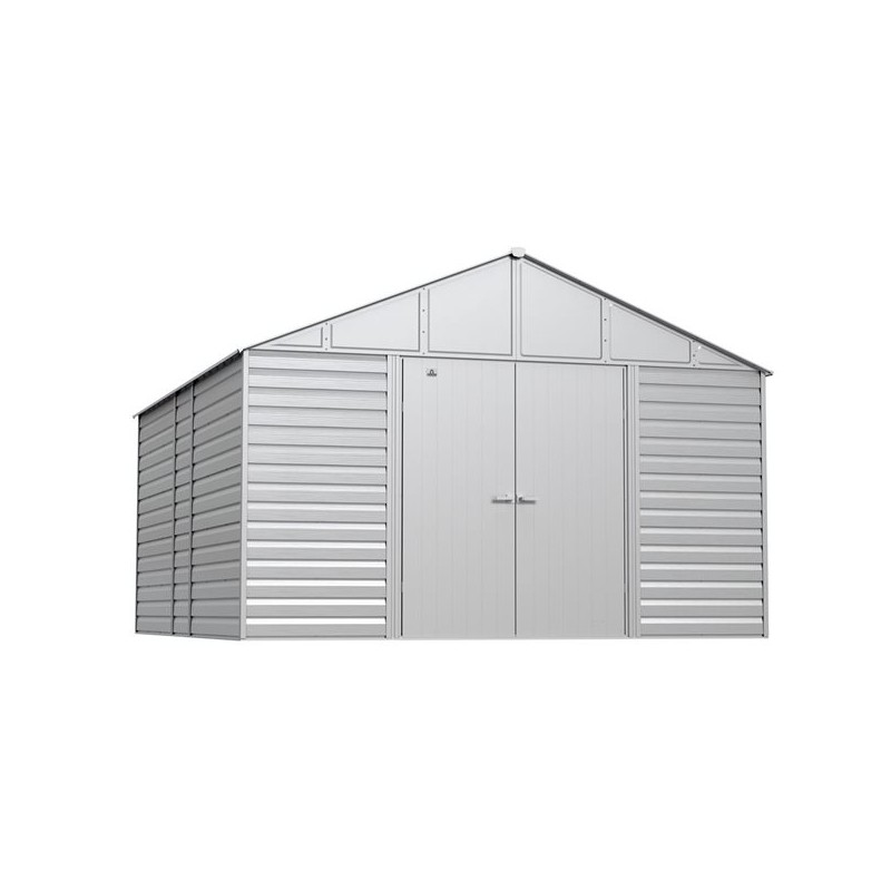 Arrow 12x14 Select Steel Storage Shed - Flute Grey (SCG1214FG)