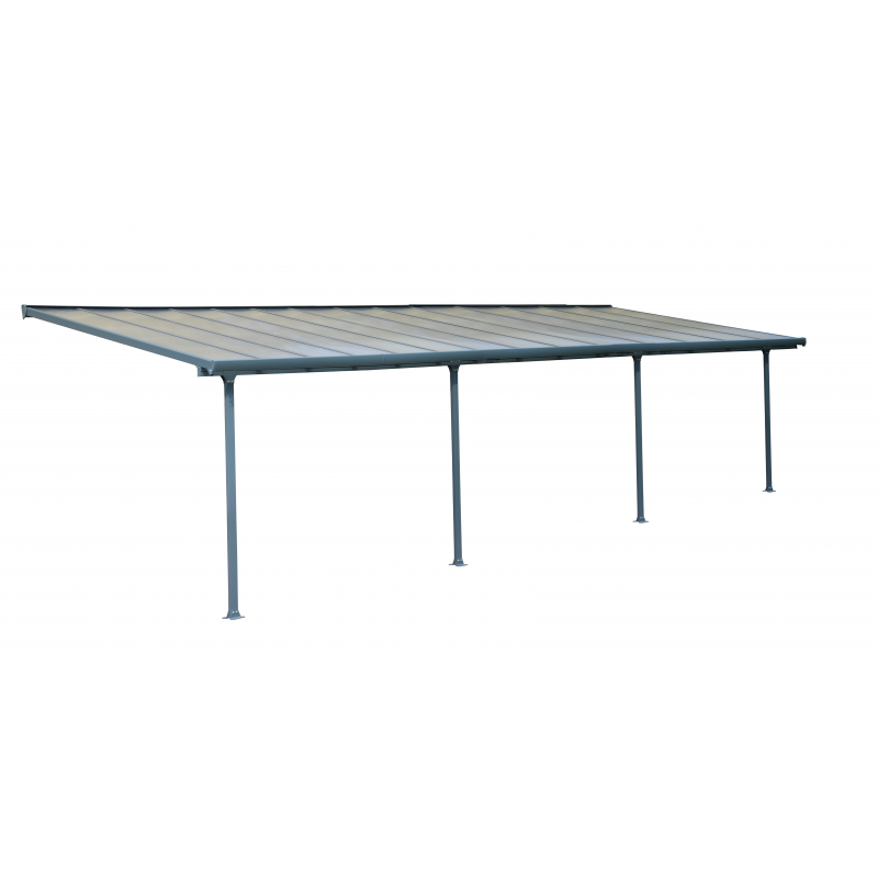 Palram Feria 10x28 Patio Cover Kit - Gray (HG9428)
