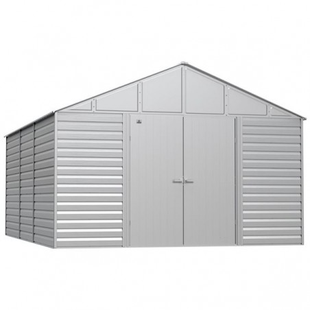 Arrow 12x17 Select Steel Storage Shed - Flute Grey (SCG1217FG)