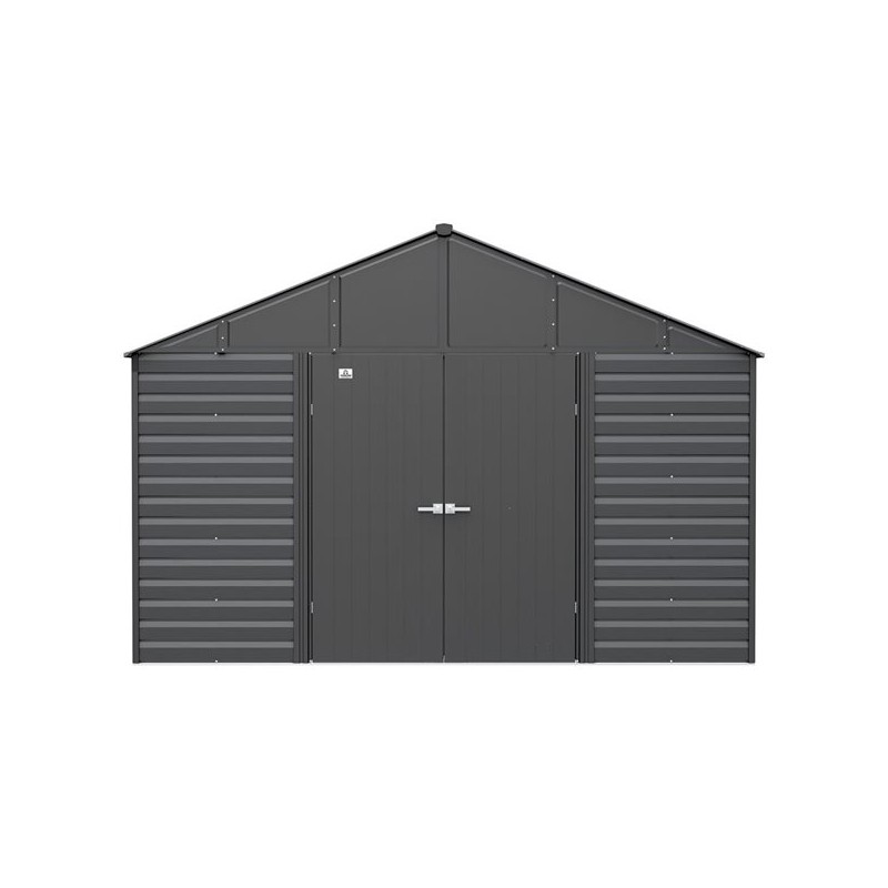 Arrow 14x12 Select Steel Storage Shed - Charcoal (SCG1412CC)