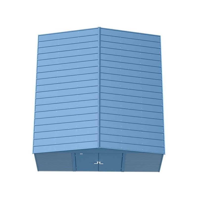 Arrow 14x14 Select Steel Storage Shed - Blue Grey (SCG1414BG)