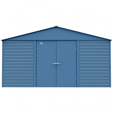 Arrow 14x14 Select Steel Storage Shed - Blue Grey (SCG1414BG)