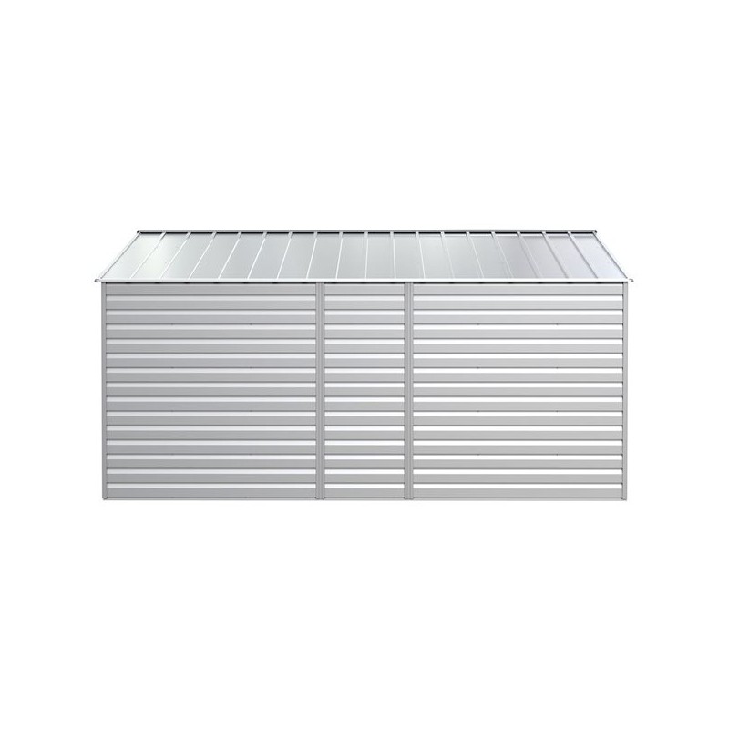Arrow 14x14 Select Steel Storage Shed - Flute Grey (SCG1414FG)
