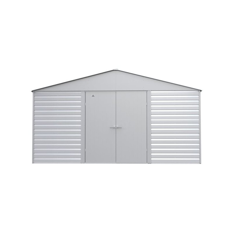 Arrow 14x14 Select Steel Storage Shed - Flute Grey (SCG1414FG)