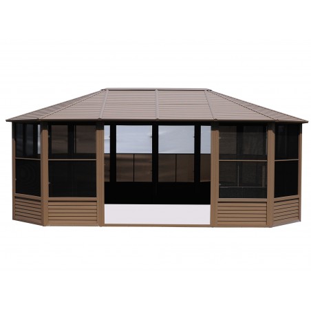 Gazebo Penguin Florence - Solarium 12x18 Metal Roof - Sand (41218MR-12) Gazebo Penguin Florence - Solarium 12x18 Metal Roof - Sand (41218MR-12)