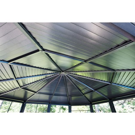 Gazebo Penguin Florence - Solarium 12x18 Metal Roof - Gray (41218MR-32)