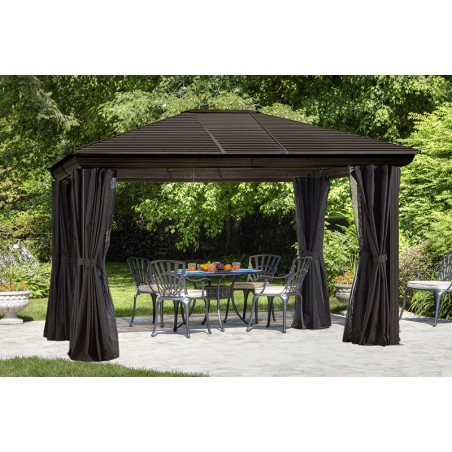 Gazebo Penguin Venus - Gazebo 10x10 Metal Roof - Brown (43200MR-22)