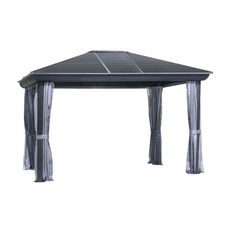 Gazebo Penguin Venus - Gazebo 10x12 Metal Roof - Gray (43202MR-32)