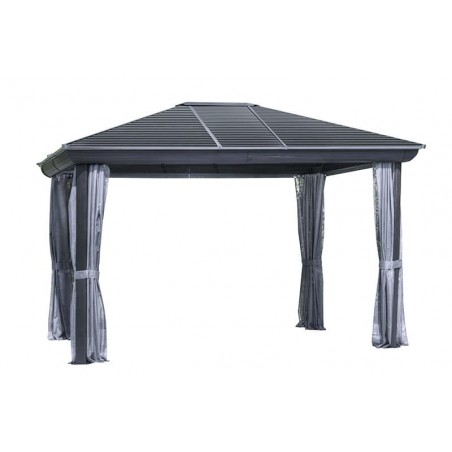 Gazebo Penguin Venus - Gazebo 10x14 Metal Roof - Gray (43204MR-32)