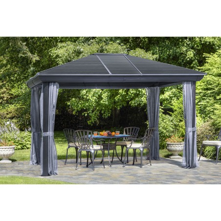 Gazebo Penguin Venus - Gazebo 10x14 Metal Roof - Gray (43204MR-32) Gazebo Penguin Venus - Gazebo 10x14 Metal Roof - Gray (43204MR-32)