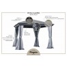 Gazebo Penguin Venus - Gazebo 12x14 Metal Roof - Gray (43224MR-32) Gazebo Penguin Venus - Gazebo 12x14 Metal Roof - Gray (43224MR-32)