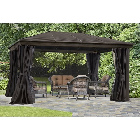 Gazebo Penguin Venus - Gazebo 12x16 Metal Roof - Brown (43226MR-22) Gazebo Penguin Venus - Gazebo 12x16 Metal Roof - Brown (43226MR-22)