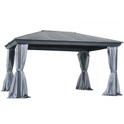 Gazebo Penguin Venus - Gazebo 12x16 Metal Roof - Gray (43226MR-32)