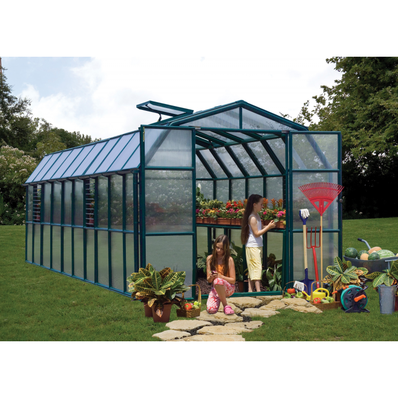 Palram - Canopia 8x20 Grand Gardener 2 Greenhouse - Twin Wall (HG7220)
