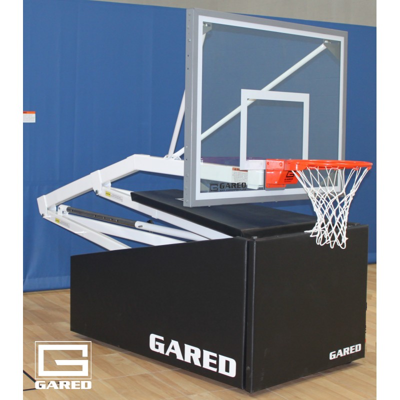 Gared Hoopmaster C54 Recreational Portable Basketball Backstop (9154)