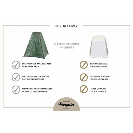 Gazebo Penguin 22"x 22"x 44" Shrub Cover (12-020) Gazebo Penguin 22"x 22"x 44" Shrub Cover (12-020)