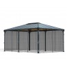 Palram - Canopia Martinique 5000/Milano 4300 Gazebo Netting Set - Gray (HG1069) Palram - Canopia Martinique 5000/Milano 4300 Gazebo Netting Set - Gray (HG1069)