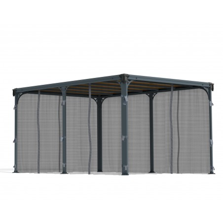Palram - Canopia Martinique 5000/Milano 4300 Gazebo Netting Set - Gray (HG1069) Palram - Canopia Martinique 5000/Milano 4300 Gazebo Netting Set - Gray (HG1069)