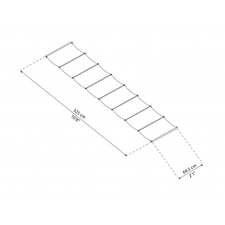 Palram - Canopia 11x31 Stockholm Roof Blinds (HG2004)