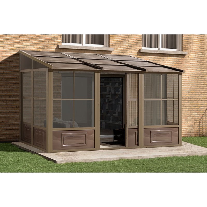 Gazebo Penguin Florence 8x12 Metal Roof - Sand (W1207MR-12)