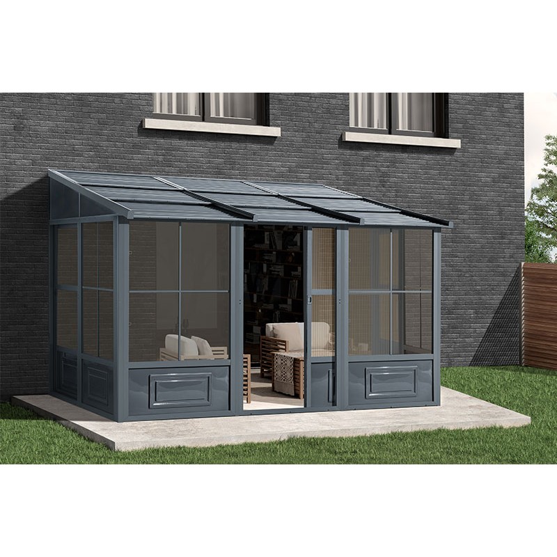 Gazebo Penguin Florence 8x12 Metal Roof - Gray (W1207MR-32)