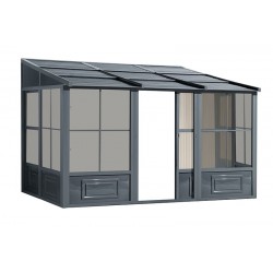 Gazebo Penguin Florence 8x12 Metal Roof - Gray (W1207MR-32)