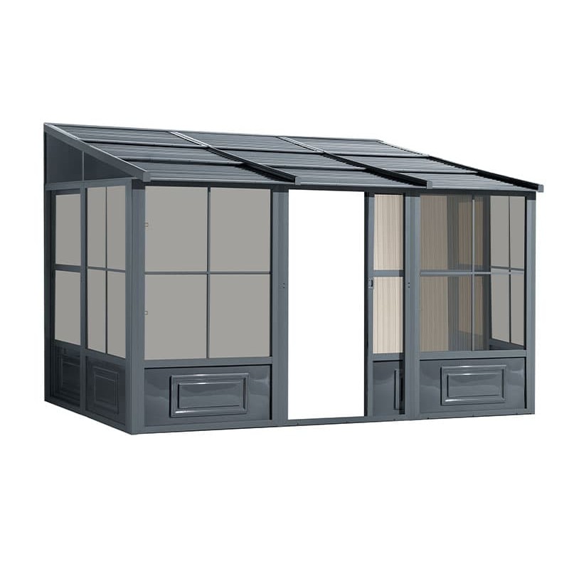 Gazebo Penguin Florence 8x12 Metal Roof - Gray (W1207MR-32)