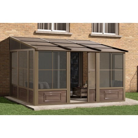 Gazebo Penguin Florence 10x12 Metal Roof - Sand (W1209MR-12)