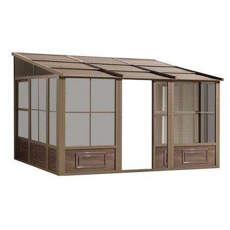 Gazebo Penguin Florence 10x12 Metal Roof - Sand (W1209MR-12)