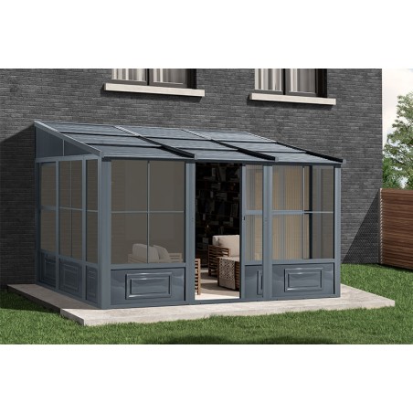 Gazebo Penguin Florence 10x12 Metal Roof - Gray (W1209MR-32)